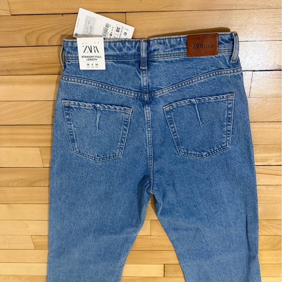 Zara Light Blue Denim Pants - Picture 4 of 4